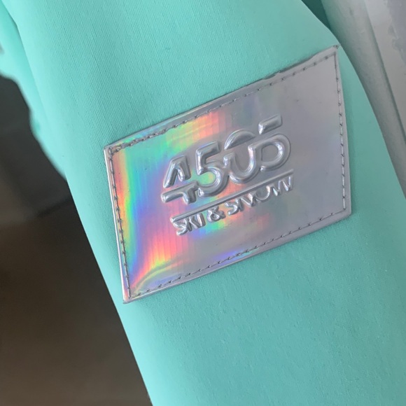 ASOS 4505 Ski Suit Mint Green Snowsuit UK 6 / US 2 - Picture 7 of 7